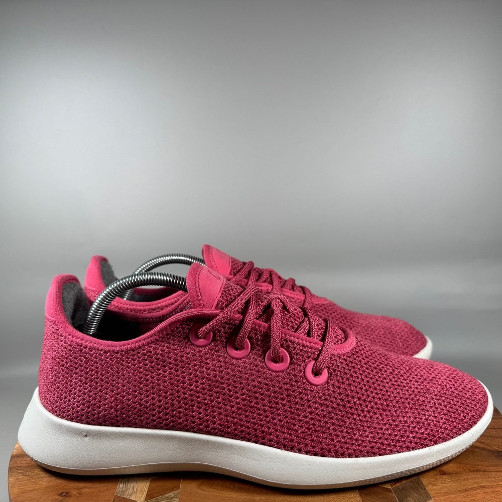 Allbirds Tree Runners Mens 11 Pomegranate Red Pink Low Top Casual Sneakers